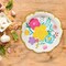 8 Ct. Fiesta Floral Bright Scalloped Paper Dessert Plates Vibrant 7" Party Tableware